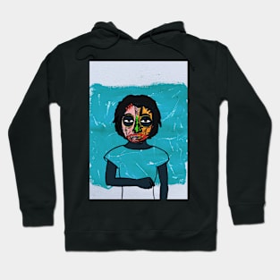 Artistic Reverie: NFT Character - FemaleMask Vincent van Gogh Edition on TeePublic Hoodie